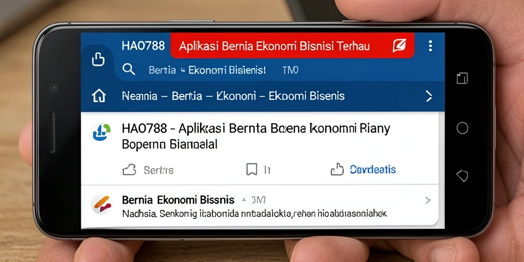Antarmuka HAO788 yang informatif dan mudah digunakan untuk berita ekonomi.
