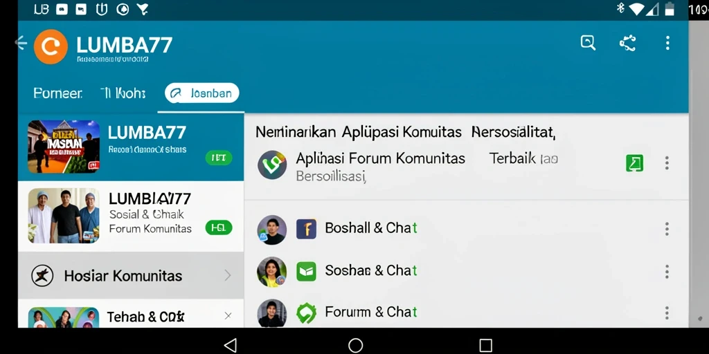 Tampilan antarmuka utama LUMBA77 yang menarik dan fungsional.