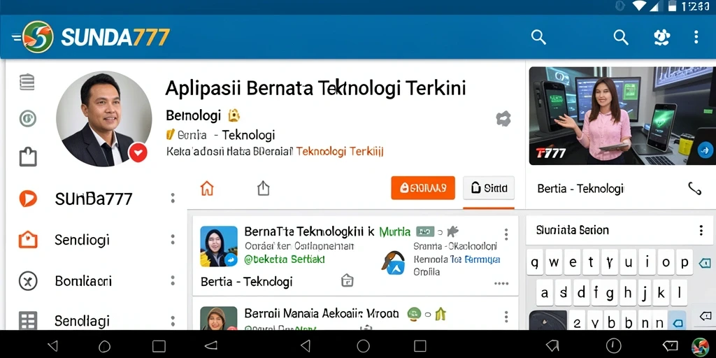 Tampilan antarmuka utama SUNDA777 yang menarik dan informatif.