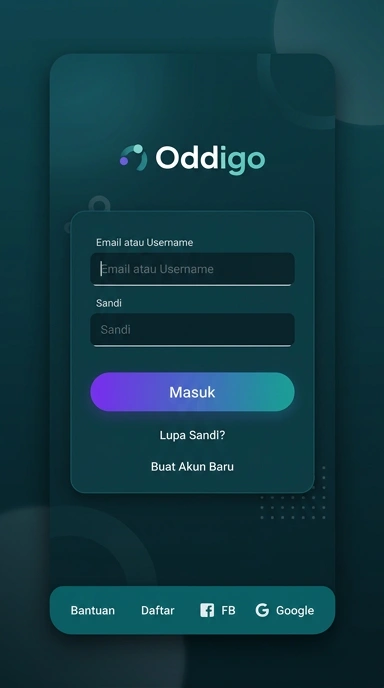 Masuk Akun oddigo untuk Pengguna Android Indonesia