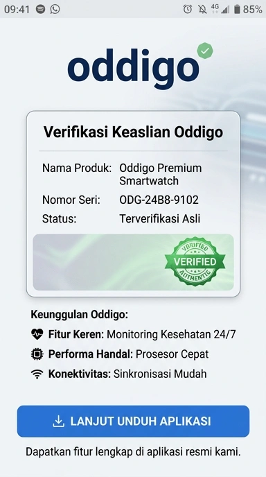 Kanal Resmi Unduh APK oddigo untuk Pengguna Android